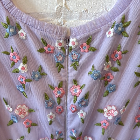 IVY CITY CO zinnia lavender bridesmaid dress Large - Picture 10 of 10